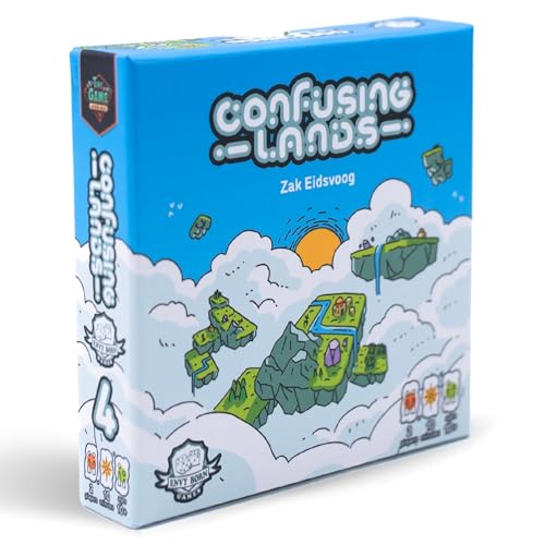 Confusing Lands juego de mesa compacto para 1-2 jugadores miniatura 1