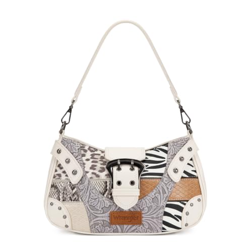Image of Wrangler Western Shoulder Bag for Women Small Purse Aztec Hobo Bag HandBag with Detachable Strap