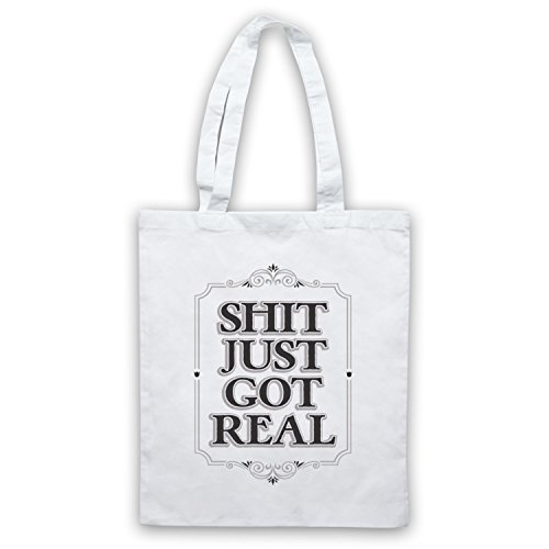 Sac d'emballage Shit Just Got Real idéal pour expéditions e-commerce