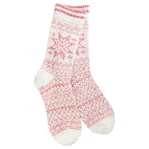 Image of World's Softest Cozy Collection Crew Socks - Smooth Multi Colors Cozy Socks - Knit Top Holiday Spirit Fashion Socks