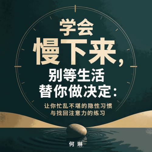 『学会慢下来，别等生活替你做决定：让你忙乱不堪的隐性习惯与找回注意力的练习』のカバーアート