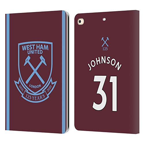 Étui West Ham United pour iPad 9.7 - Housse cuir Ben Johnson 2017 2018