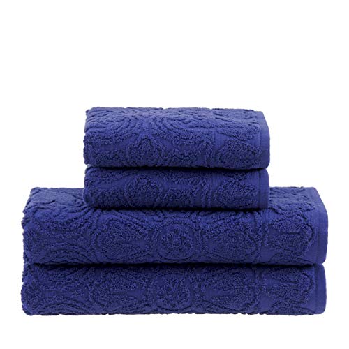 Buddemeyer Jogo de Toalhas Florentina Banho Azul 4 peças