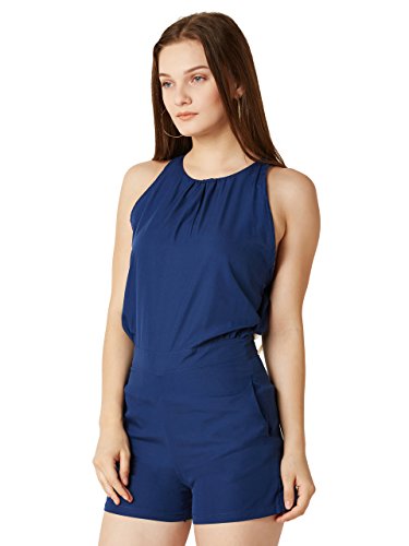 Image of Miss Chase Women's Black Solid Party Playsuit