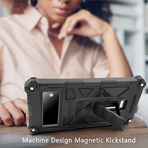 Coque Google Pixel 6 hybride robuste avec support magnétique noir - 3