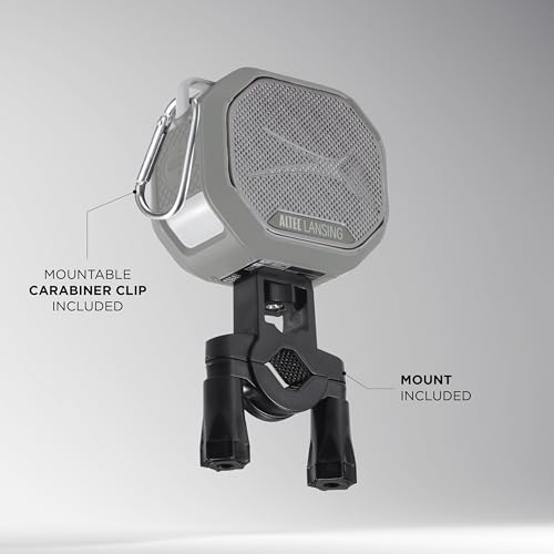 Image of Altec Lansing HYDRATREK Magnetic Bluetooth Speaker, Waterproof IP67, Portable Speaker, True Wireless Pairing, USB-C Quick Charge, 3.7V 400mAh Battery, Voice Assistant, Perfect for Any Adventure