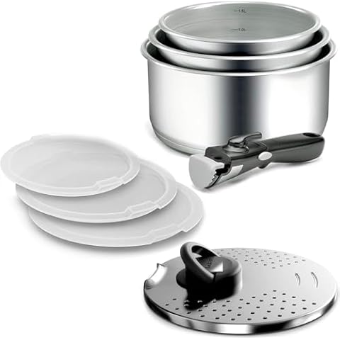 Backen 291108 Induction Cookware Set 8 Pieces Cover