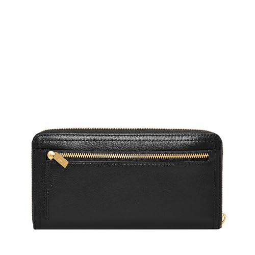 Fossil Women's RFID-Blocking Leather Clutch Wallet - Image 4