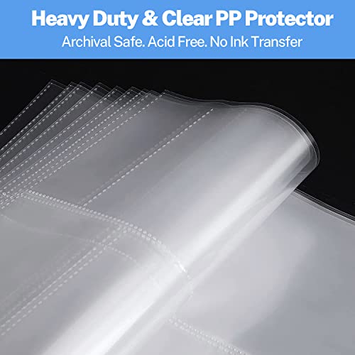 Maxgear Photo Sleeves For 3 Ring Binder 30 Pack - (4X6, For 180 Photos)，Archival Photo Pages Photo Album Refill Pages Photo Sheet Protector Page Protectors 8.5 X 11, Each Page Holds Six 4X6 Pictures #TOP5