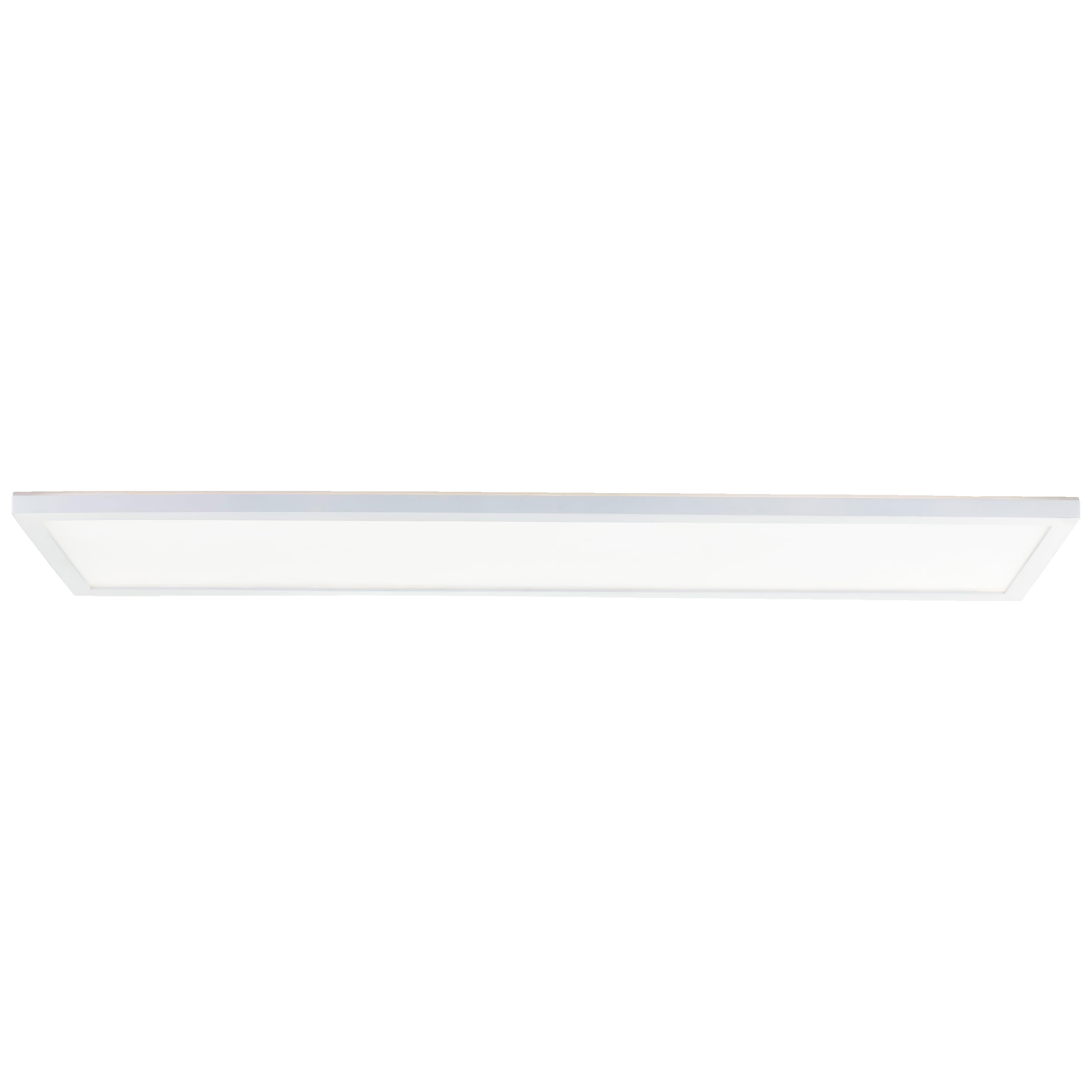 Brilliant Panel LED de superficie Basic | 25 x 96 cm | panel de pared y techo con marco blanco y color de luz blanco neutro (4000 K) | 24 W | 3200 lm | para cualquier habitación | de plástico