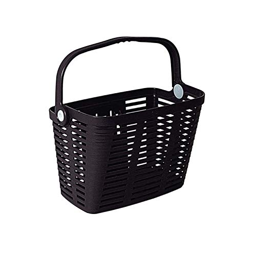 b bellelli Cestino da Bicicletta Frontale Rimovibile - Attacco al Manubrio, Adatto Anche alle e-Bike - Carico Massimo 5kg - Nero