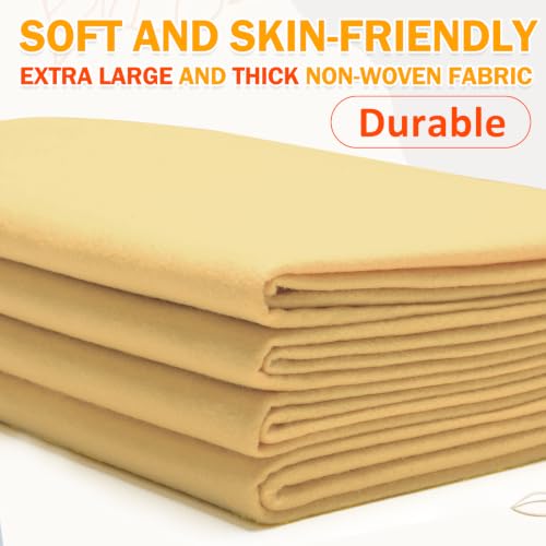 Image of XSEINO Sand Yellow Large Felt Fabric 36 inch X 36 inch(1 Square Yard), 1.4 mm Thick Soft Felt Fabric Sheet for Crafts, Yellow Series Colors Soft Nonwoven Fabric, Fit for Decoration, Sewing, DIY Crafts