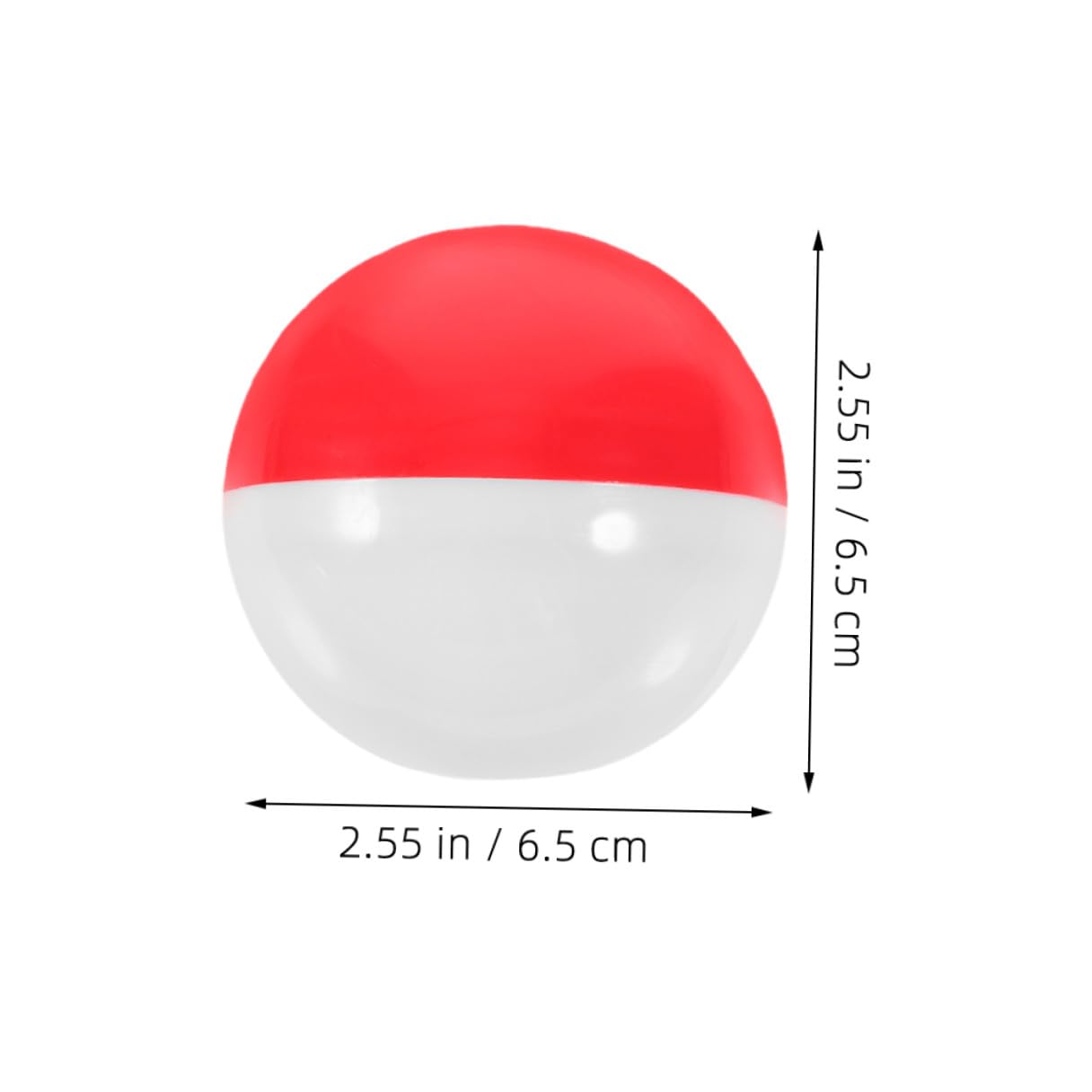 UKCOCO 50 Pezzi Rotonde Riempibili da 65mm per Distributori Automatici, Contenitori Trasparenti Multiuso per Caramelle e Giocattoli, Palline Colorate per Bomboniere e Decorazioni Feste