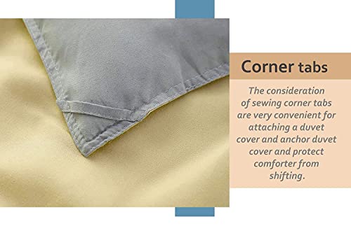 Image of Machine Washable Comforter Bed King Size Microfiber 500 GSM Diamond Stitch Heavy Winter Comforter (92 inch x 106 inch Inches /233cm x 269cm) Blanket Quilt Rajai - King Comforters | Black