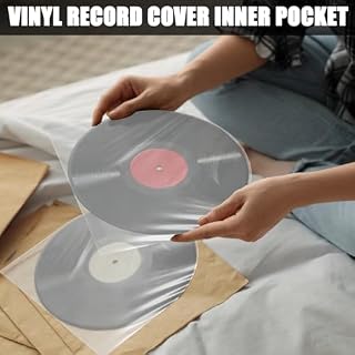 HOMURY Lot de 100 pochettes intérieures pour disques vinyles : 30,8 x 30,8 cm, pochettes intérieures pour disques vinyles antistatiques (30,8 x 30,8 cm) - Les Beatles, Paul McCartney, John Lennon, RIngo Starr, George Harrison HOMURY Lot de 100 pochettes intérieures pour disques vinyles : 30,8 x 30,8 cm, pochettes intérieures pour disques vinyles antistatiques (30,8 x 30,8 cm) – Image 3