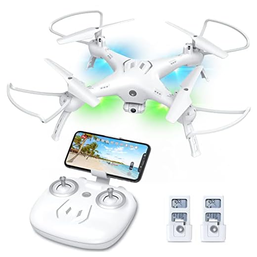 ATTOP Drones with Camera for Adults/Kids/Beginners - 1080P 120° Wide-Angle Drone with Camera, Drones for Kids with Remote/APP/Voice, Drone for Beginners with 1 Key Fly/Land, Drones for Adults with 360°Flip 20Mins Flight, Top Christmas Gifts for Kids 2022
