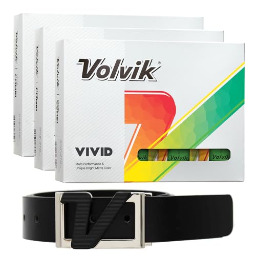 Volvik Vivid�}���`�p�t�H�[�}���X��3�s�[�X�\�� ���j�[�N�Ȗ��邢�}�b�g�J���[�t�B�j�b�V���S���t�{�[��3�_�[�X (�O���[��) 100%�{�v�x���g�t���A�u���b�N