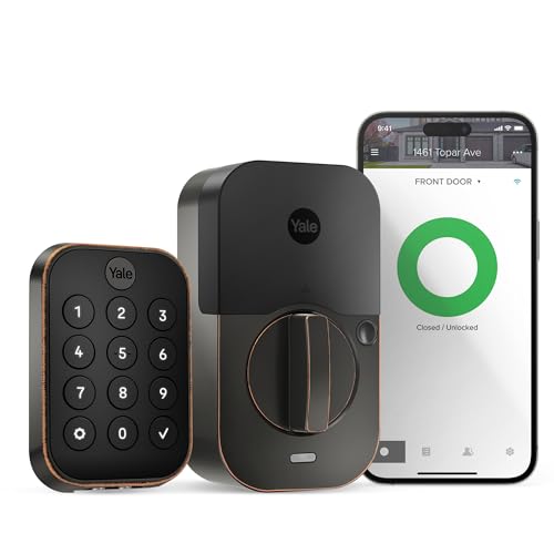 Image of Yale Assure Lock 2 Deadbolt, Oil Rubbed Bronze Key-Free Smart Entry Door Lock with Wi-Fi Connected Keypad for Code Entry and Remote Access, YRD430-WF1-0BP