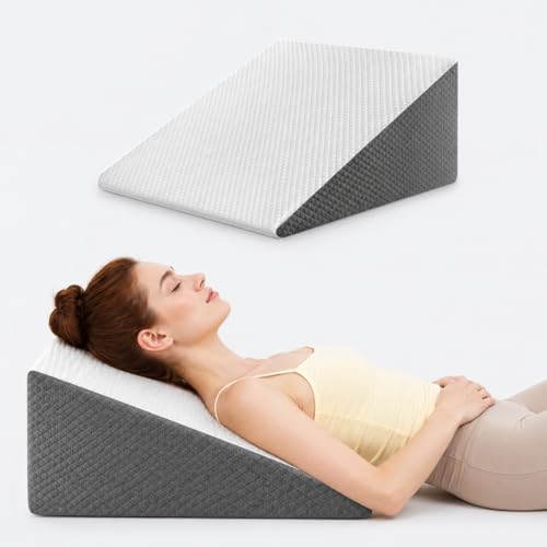 OAISZ Wedge Pillow for Sleep Apnea, Bed Wedge Pillow for Headboard, Headboard Triangle Pillow Wedge...