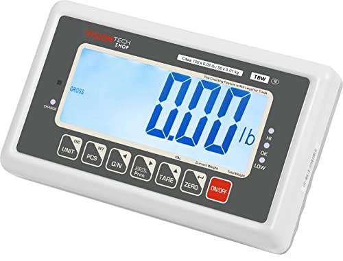 Báscula de mesa VisionTechShop TBW-100 100lb capacidad miniatura 2