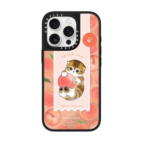 CASETiFY ~[ MagSafeΉ iPhone 16 ProP[X [ː / 1.5m̗NA (MILKi1{) / CX[dMagsafeΉ] - Let's Jam Together - Peach -