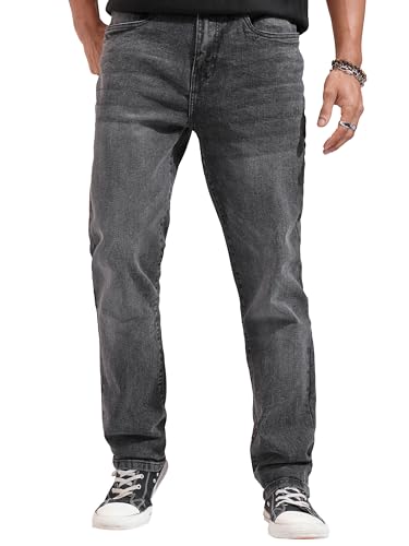Image of Highlander Men's Straight Fit Jeans | Stretchable | Everyday Comfort & Style| Jeans for Man
