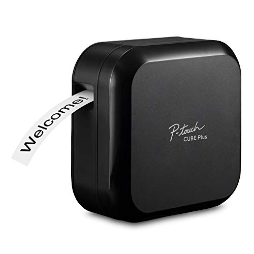 Brother PT-P710BT P-Touch Cube Plus: PC and Mobile Connectable Label Maker with Bluetooth Wireless Technology image 3