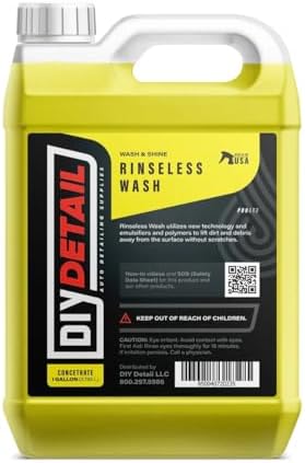 diy detail Rinseless Wash V2 – Waterless Car Wash, Rinseless Soap Alternative | Streak-Free Auto Detailing Solution | Safe for PPF, Ceramic Coating, All Vehicle Surface | 128oz Gallon - 2