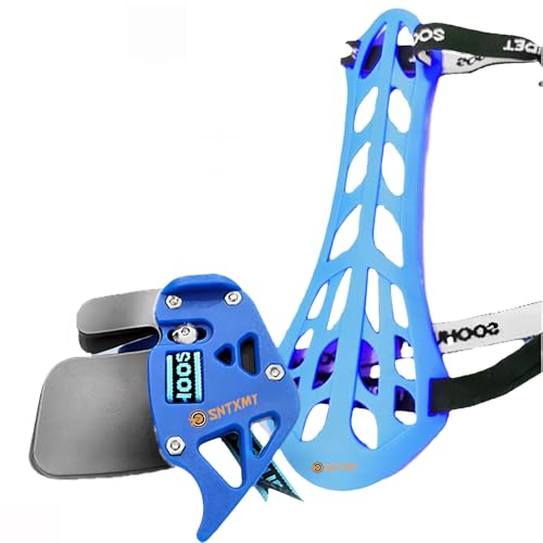 sntxmy Archery Finger Tab Guard & Arm Guard (Finger Tab Arm Guard Set, Blue)