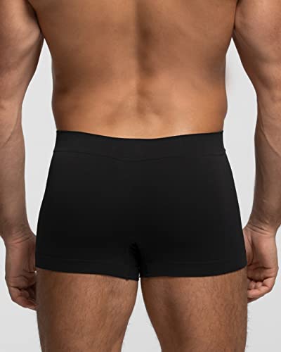 Boxer Hombre POMPEA Pack 3 Calzoncillos Microfibra Ergonómica Gris 2