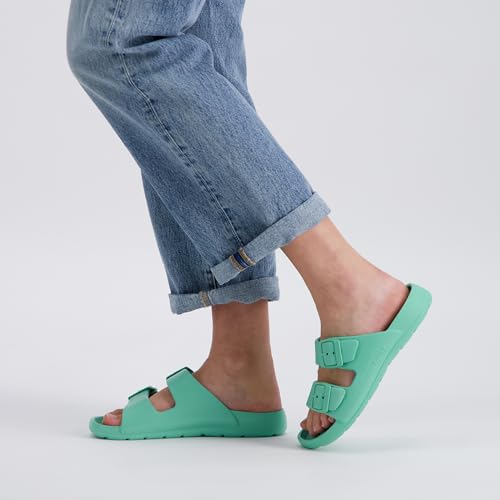 Image of totes Women's Everywear Lightweight Waterproof Adjustable Double Buckle Slide Sandal