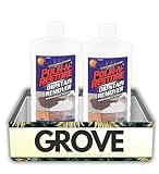 Pour-N-Restore Orange Scent Oil Stain Remover 32 oz Liquid Bundle with Stain Remover – Lifts Grease and Oil with Citrus Power for Concrete and Driveways – Gift Set (2 Items)