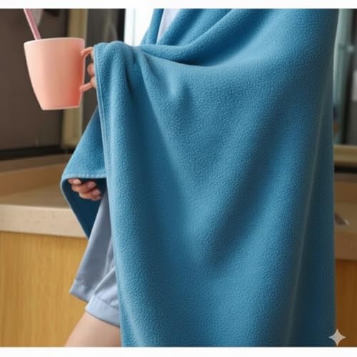 Image of Dribble Coral Fleece Weft Knitting 400gsm Bath Towel 70 x140cm | Ultra Soft, Quick Dry, Highly Absorbent | Lightweight & Skin-Friendly Towel for Bathroom, Gym & Travel, (Brown /Blue /Green, Pack of 3)