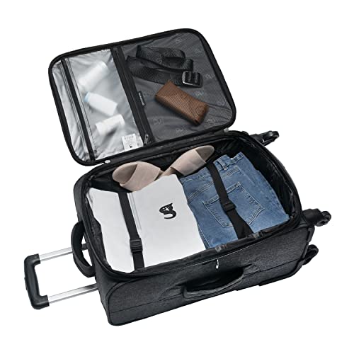geckobrands Optivate X17 Luggage, Everyday Grey - Available in 3 Sizes (Carry-On - 21 Inch)3