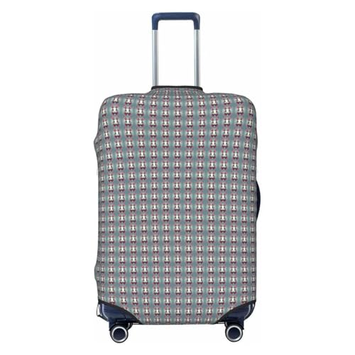 Housse de valise élastique et lavable noire avec motif lapin pour sécuriser vos déplacements
