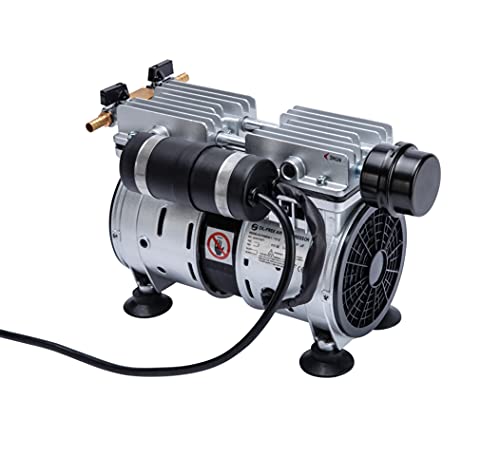 Hqua Pas20 Pond & Lake Aeration System For Up To 3 Acre, 1/2 Hp Compressor + Two 100' Weighted Tubing + 2 Diffusers #TOP6