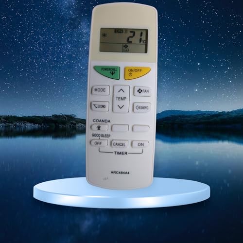 Image of All Ac Remote Control Compatible For Daikin Air Conditioner Remote (Arc484A4),White