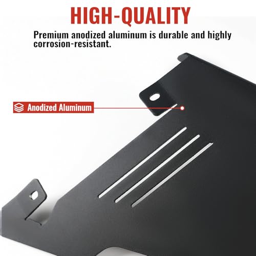 Image of Front Splash Guard for Can-Am Ryker, Aluminum A-Arm Splash Guard Protectors for Can-Am Ryker 900, 600, Sport & Rally Edition All Models Accessories (2PCS, Replaces #219400863)