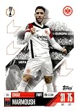2024-25 Topps Match Attax UEFA Club Competitions 251 Omar Marmoush Eintracht Frankfurt Official Soccer Trading Game Card (Stock Photo Shown, Near Mint or Better Conditiion)