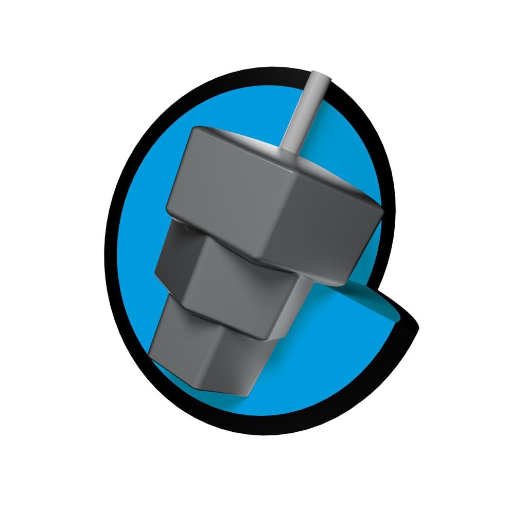 Brunswick PRE-DRILLED Crown Victory Bowling Ball - Sapphire/Black (This Item Includes a Free Bowlerstore Rubber Shammy- Colors Will Vary for The Shammy) 16lbs