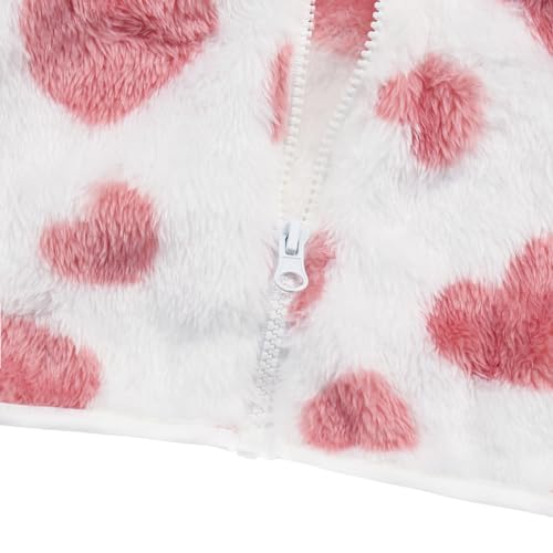 Image of Toddler Girls Boys Fleece Hoody Jacket Zip Up Teddy Coat Warm Winter Outwear