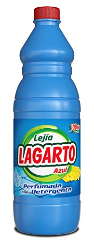 Lagarto Azul Lejía con Detergente - Paquete de 8 x 1500 ml - Total: 12000 ml