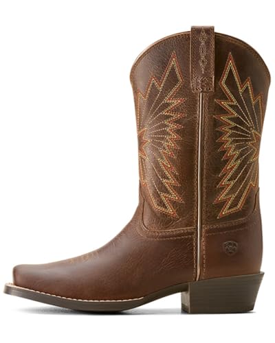 Ariat Youth Decatur Western Boot, Honey Bee, 5.52