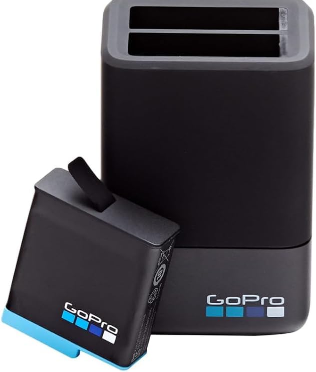 FOTOX Dual Battery Charger Battery for HERO8 Black / HERO7 Black / HERO6 Black/Hero 5 Black & Hero 2018