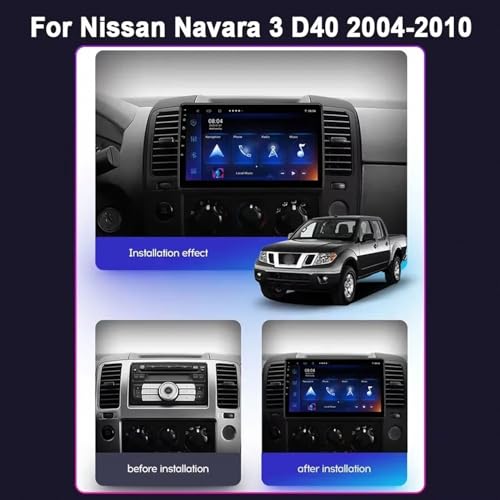Pantalla Carplay para Nissan Navara D40: viaja conectado con Android Auto y Bluetooth integrado 2