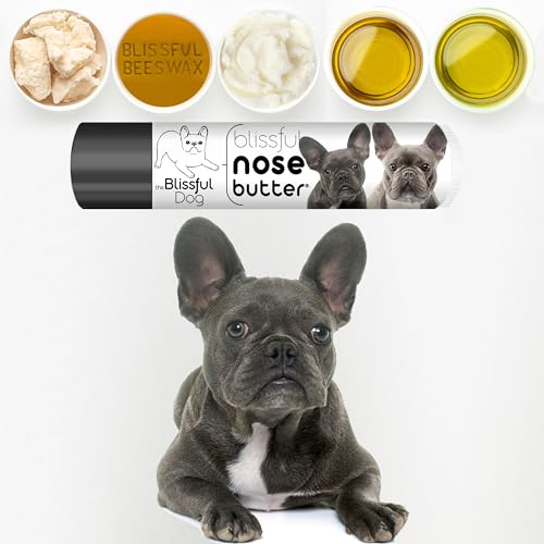 Image of The Blissful Dog Blue French Bulldog Unscented Nose Butter - Dog Nose Butter, 0.15 Ounce