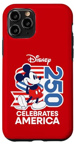 Disney Mickey Mouse Celebrates America 250 4th of July USA �X�}�z�P�[�X iPhone 11 Pro �p