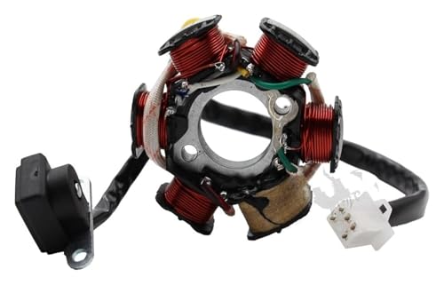 Estator de 6 polos para motores GY6 de 50cc a 150cc en motos de cross, scooters y buggies