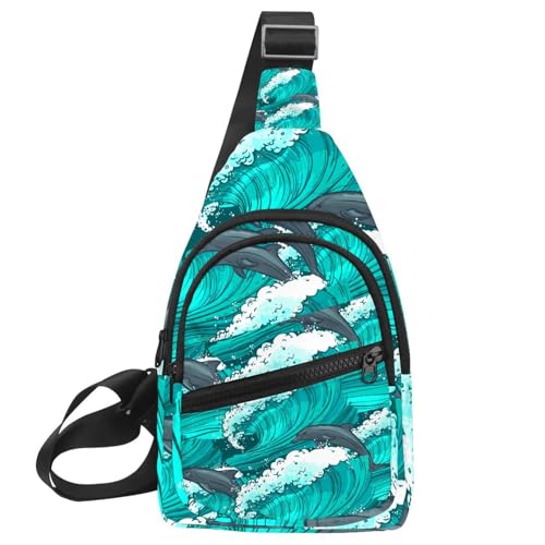 Sac à dos de voyage dauphins bleus : fini l'encombrement en randonnée