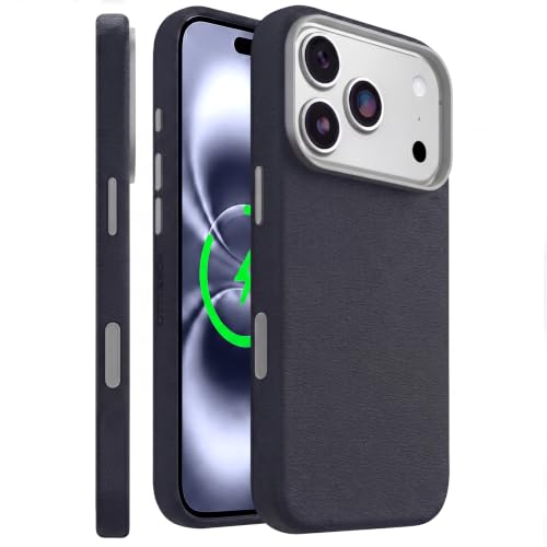 OtterBox iPhone 18/17 Pro Cactus Leather MagSafe Case, Riverside Blue